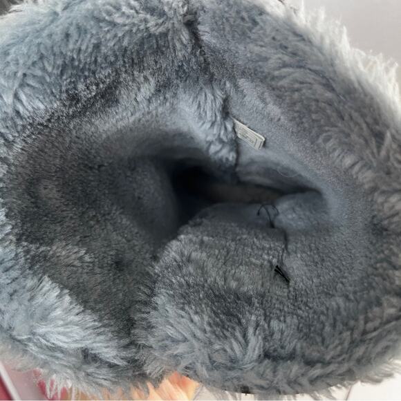 UGG Bailey Button Triplet II grey suede shearling boot size 9 - Picture 8 of 16